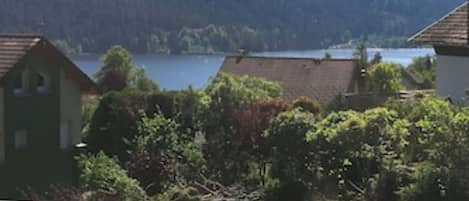 vue depuis la terrasse pour dejeuner