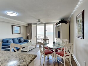 Living Room and Dining Area