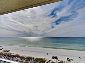 Gulf Front Balcony View