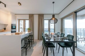 Modern dining area