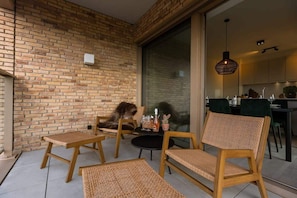 Terrace with furniture