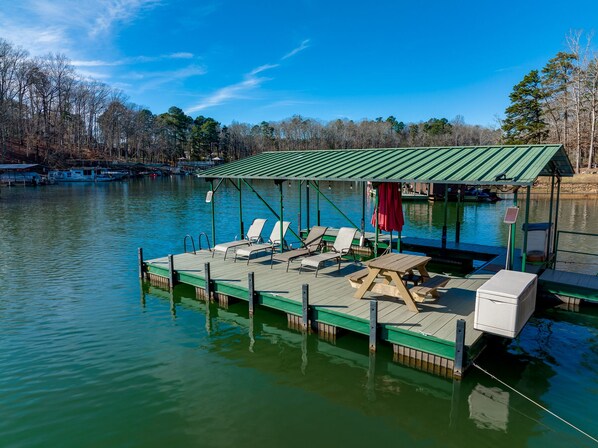 Private Dock w/ Sun Deck