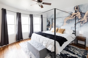 Our luxurious king bedroom