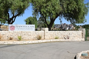 Entry to Santellan Vineyards