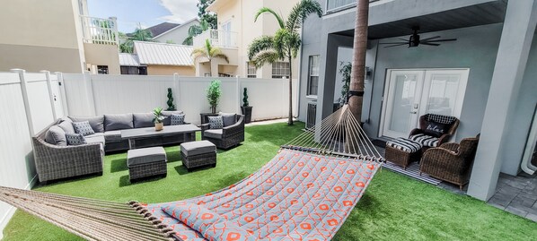 backyard oasis