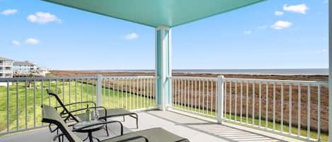 Enjoy front row ocean views from your spacious private balcony. ~ Pointe West Vacation ~