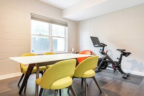Unit 1 - Dining Room w/ Peloton bike