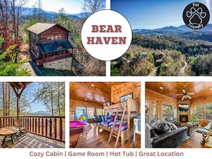 Bear Haven! Cozy Cabin Close to Downtown