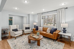 A cozy sanctuary with the perfect balance of comfort and style