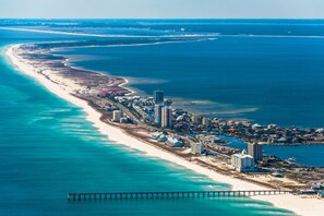 Pensacola Beach featuring the Pier