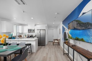 Kitchen and Dinning table over view