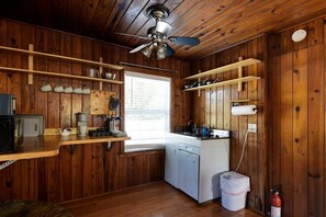 Kitchenette with mini-fridge