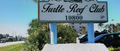 Front Sign for Turtle Reef Club