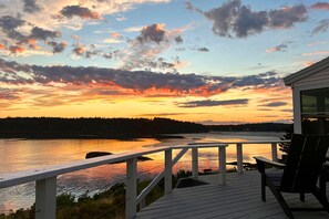 Sunsets on the deck!