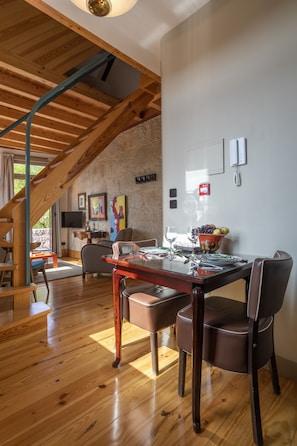 Living and dining area