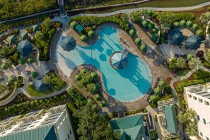 Resort property with multiple pools for enjoyment.