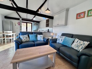 Open plan living and dining