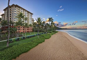 Ocean front Beach Lahaina Tower