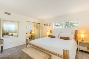Master bedroom, king-size mattress