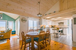 Open kitchen and living room area- 277 Phillips Road- Sagamore Beach