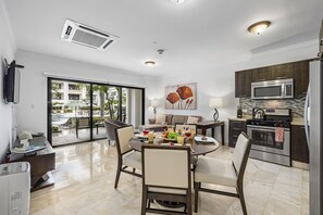 A sufficient space for dining with your family.