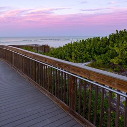 Boardwalk to the Beach.