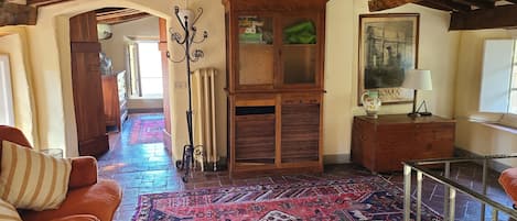 The first floor sitting room looking towards the twin bedroom