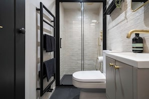 Enjoy our stylish and functional bathroom