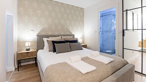 Beautifully decorated bedroom area #bright