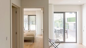 Overview of bedroom and patio. #lovelystay