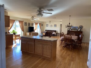 View from entrance door 