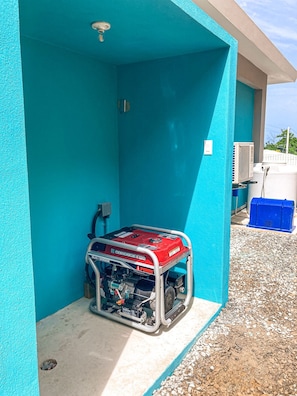 Stay Rise Rentals provides generators and back up water in our Buye properties. 