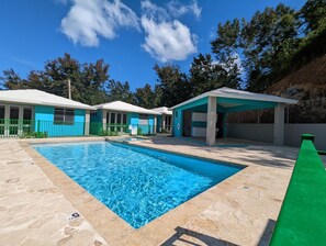 Chalet De Buyé pool and kiddie pool