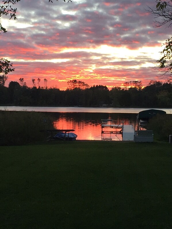 View from deck, Gorgeous sunsets every evening.
