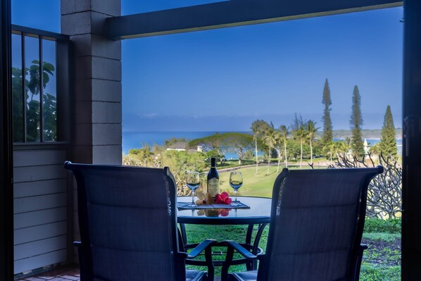 Toast from your private large lanai