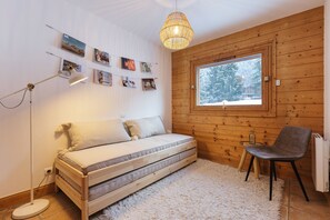Bed converts into two single beds or one double