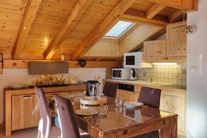 Stylish dining area