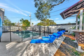 Child safety pool fence (mandatory due to city regulations)