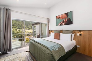 Master bedroom with private balcony