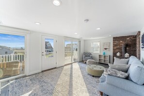 Living room over looking beach