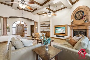 Living Room with relaxing color palette