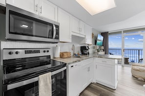 Kitchen with Ocean View