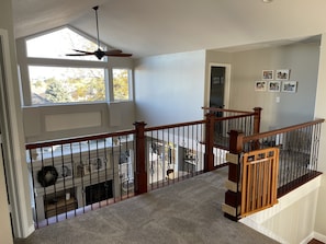 upstairs walkway