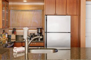 Stainless steel kitchen appliances