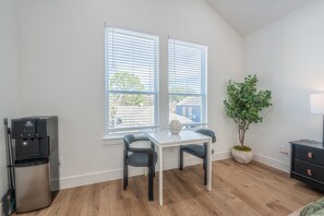 Dining table for 2 and water dispenser