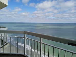 Your livingroom balcony view is direct oceanfront!