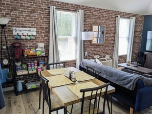 Coffee/snack bar w/ Keurig &12 cup drip coffee maker +electric kettle 