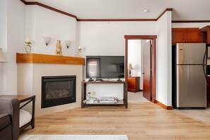 Tv and Fireplace in Living Room