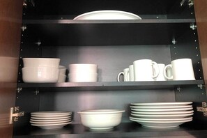 Dishes in the kitchen