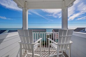 Ocean View from the Master Suite's Covered Porch